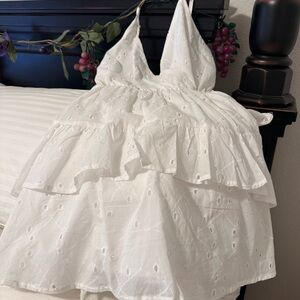 Eyelet Dress NWT White
